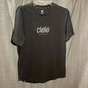 Ciele Athletics NSBTShirt, Black short sleeve Tee shirt, size small/petite.